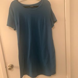 NWOT Blue/teal T-Shirt Dress